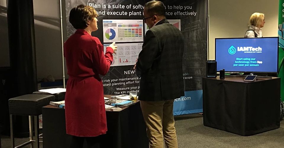 IAMTech at a conference discussing Turnaround Management Software